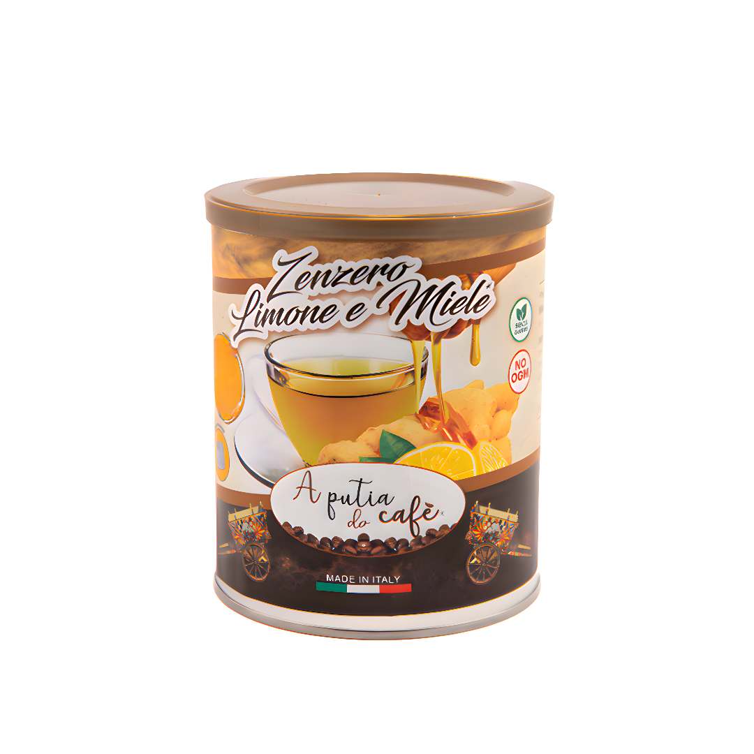 Barattolo da 400 g di zenzero e limone solubile in polvere A Putia Do Cafè