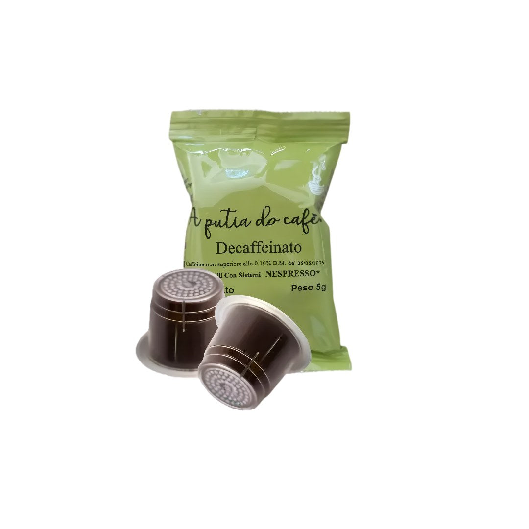 Capsula compatibile Nespresso decaffeinata A Putia Do Cafè – gusto rotondo e senza caffeina