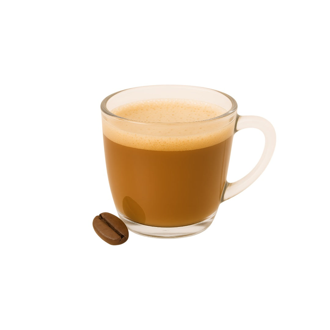Bevanda al gusto di cortado disponibile su A Putia Do Cafè
