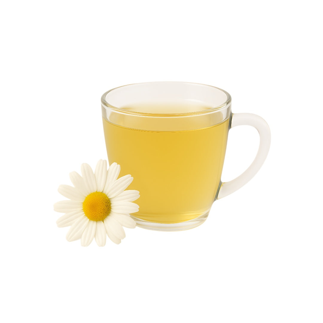 Bevanda al gusto di camomilla con melatonina disponibile su A Putia Do Cafè