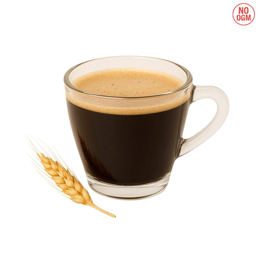Tazza di orzo caldo preparato con polvere solubile A Putia Do Cafè
