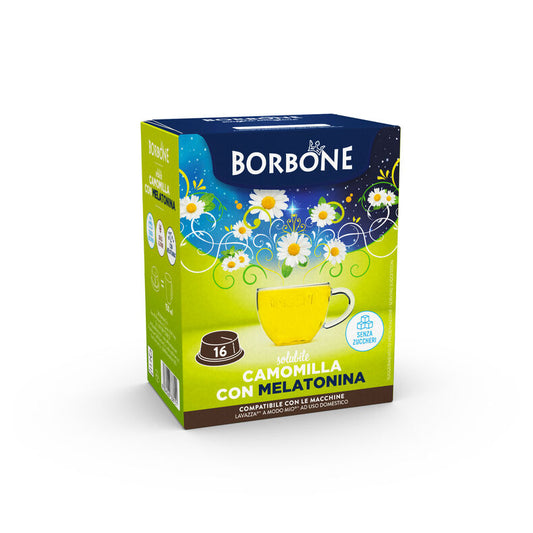 Capsule Solubili Borbone Camomilla A Modo Mio – 16 pezzi su A Putia Do Cafè


