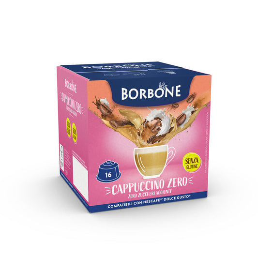 Capsule Solubili Borbone Cappuccino Zero Dolce Gusto – 16 pezzi su A Putia Do Cafè

