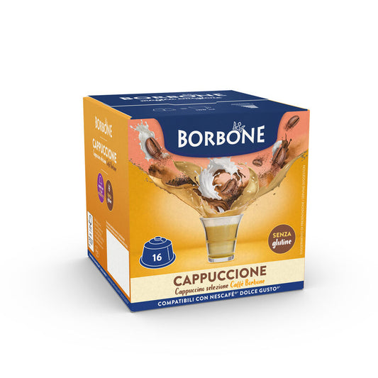 Capsule Solubili Borbone Cappuccione Dolce Gusto – 16 pezzi su A Putia Do Cafè

