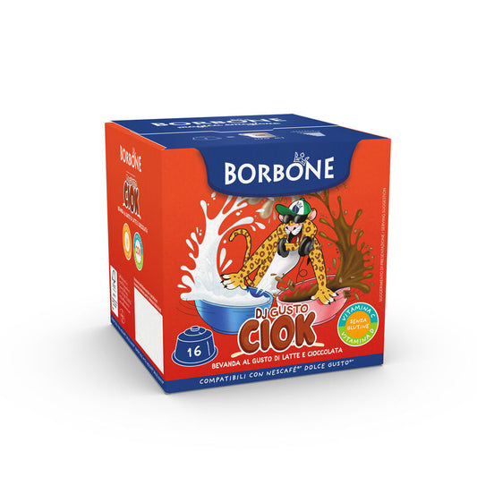 Capsule Solubili Borbone Dj Gusto Ciok Dolce Gusto – 16 pezzi su A Putia Do Cafè

