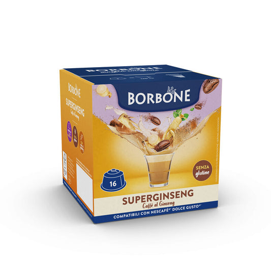 Capsule Solubili Borbone Superginseng Dolce Gusto – 16 pezzi su A Putia Do Cafè

