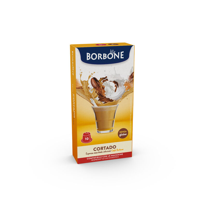 Capsule Solubili Borbone Cortado Nespresso – 10 pezzi su A Putia Do Cafè

