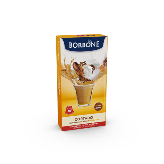 Capsule Solubili Borbone Cortado Nespresso – 10 pezzi su A Putia Do Cafè

