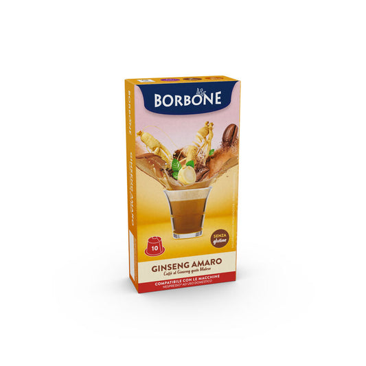 Capsule Solubili Borbone Ginseng Amaro Nespresso – 10 pezzi su A Putia Do Cafè

