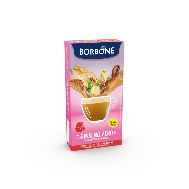Capsule Solubili Borbone Ginseng Zero Nespresso – 10 pezzi su A Putia Do Cafè

