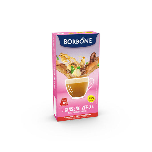 Capsule Solubili Borbone Ginseng Zero Nespresso – 10 pezzi su A Putia Do Cafè

