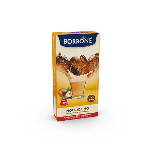 Capsule Solubili Borbone Nocciolino Nespresso – 10 pezzi su A Putia Do Cafè

