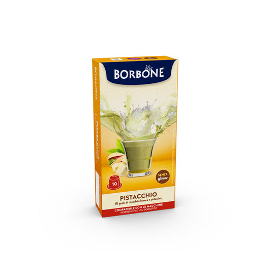 Capsule Solubili Borbone Pistacchio Nespresso – 10 pezzi su A Putia Do Cafè

