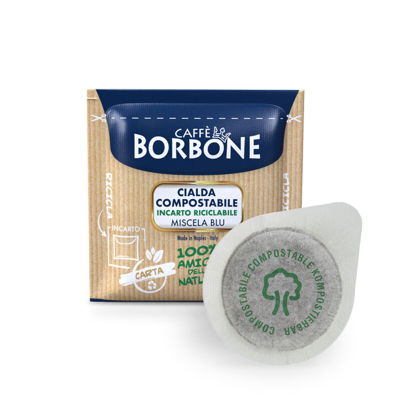 Cialda singola Borbone compostabile Miscela Blu ESE 44mm