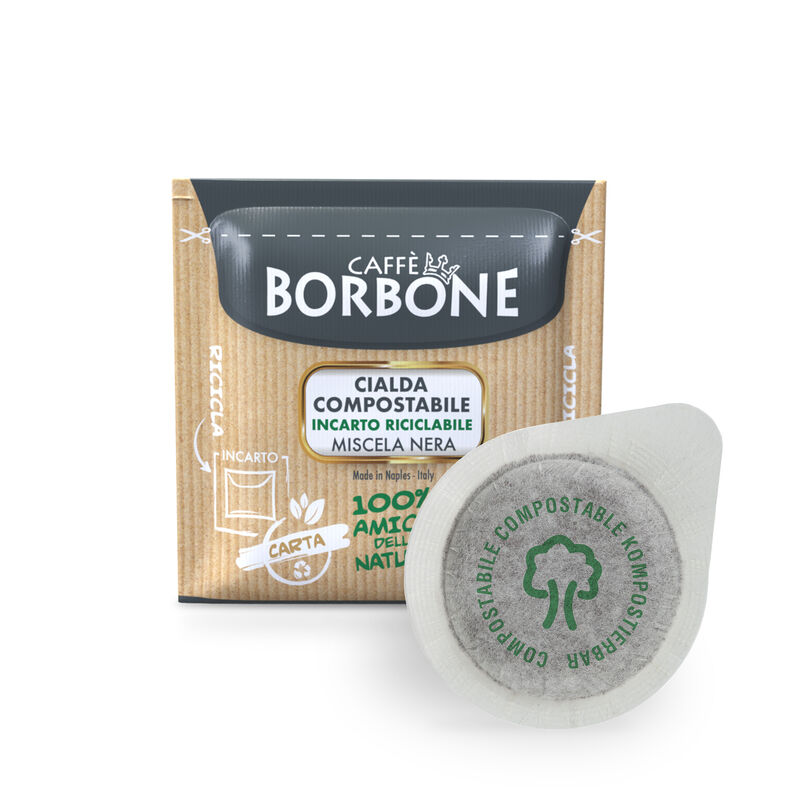 Cialda singola Borbone compostabile Miscela Nera ESE 44mm