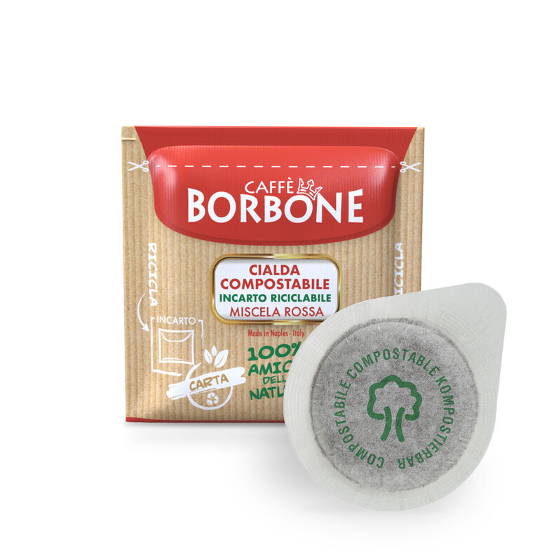 Cialda singola Borbone compostabile Miscela Rossa ESE 44mm