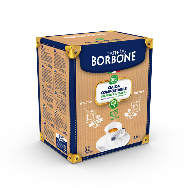 Cialde Borbone compostabili – confezione da 150 pezzi
