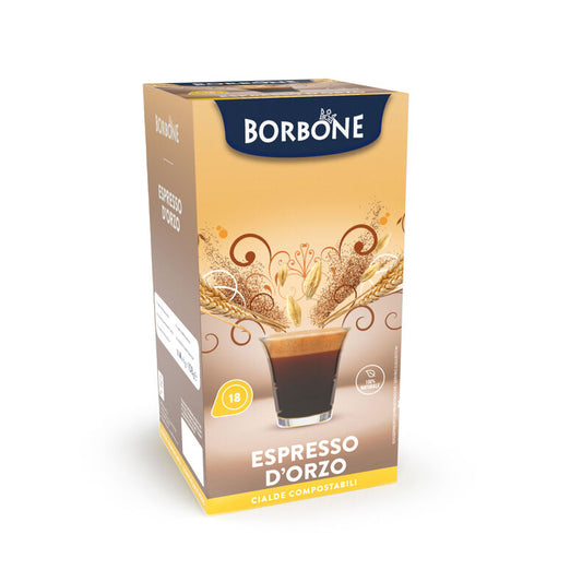 Cialde Solubili Borbone Espresso D'Orzo – 18 pezzi