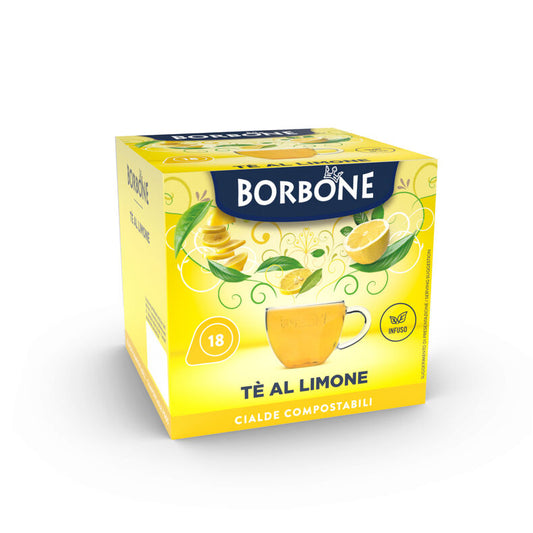 Cialde Solubili Borbone Tè al Limone – 18 pezzi su A Putia Do Cafè

