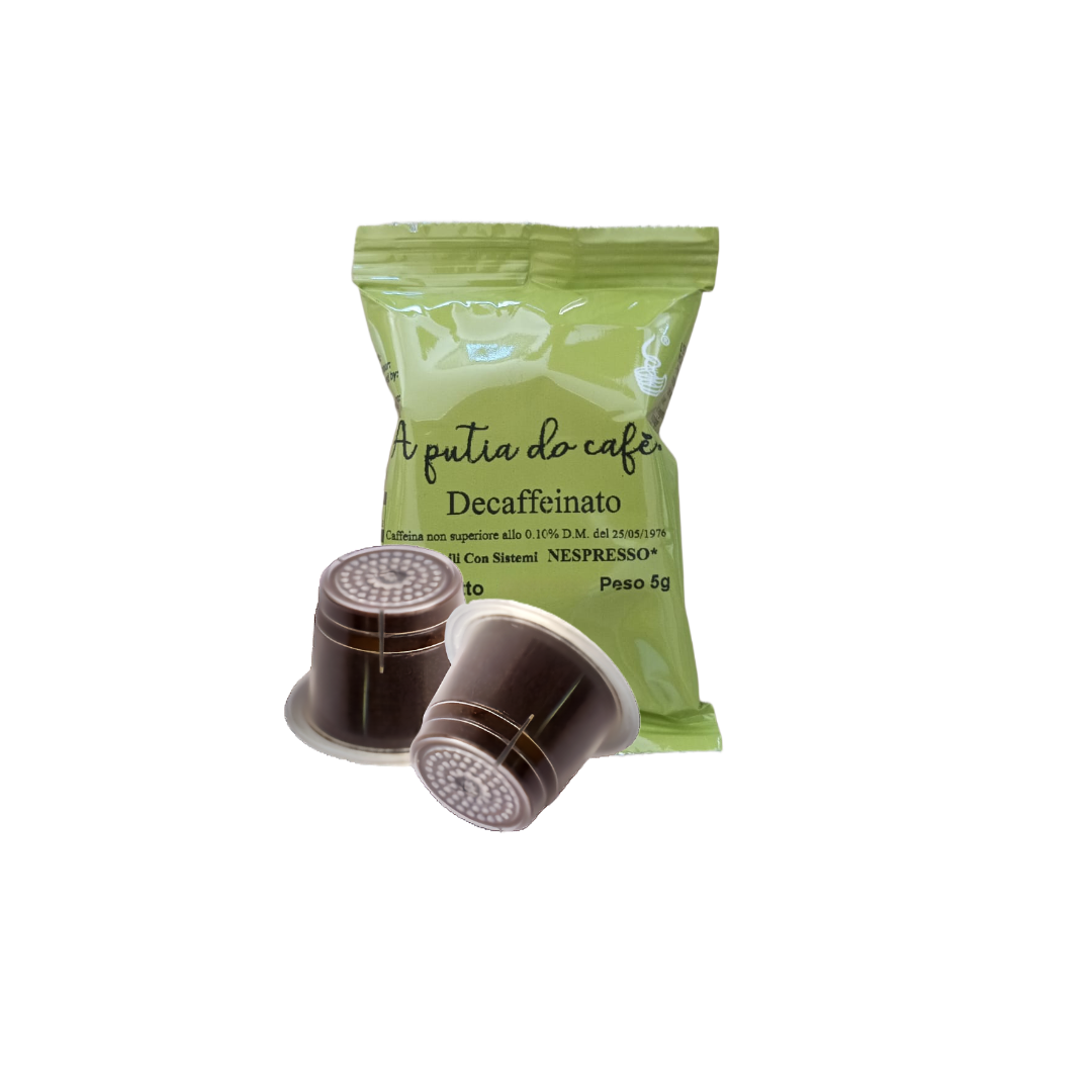 50 capsules de café décaféiné A Putia Do Cafè compatibles Nespresso