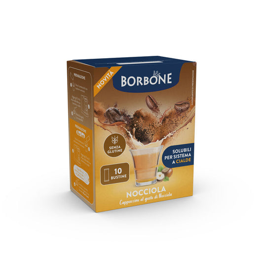 Stick Solubili Borbone Nocciola – confezione da 10 pezzi su A Putia Do Cafè

